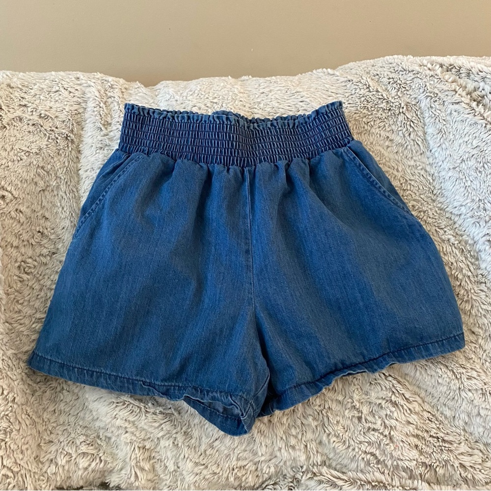 Universal Thread Denim Paper Bag Shorts